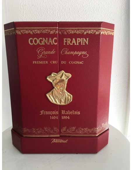 Frapin Francois Rabelaise Age Inconnu Grande Champagne 500th Anniversary 1494 - 1994 Baccarat decanter 013