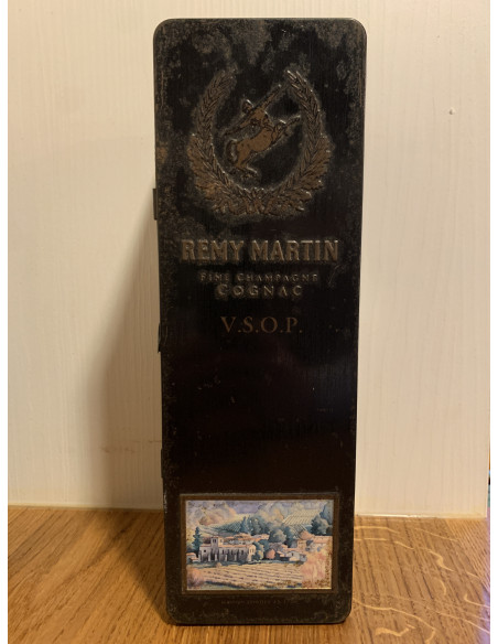 Remy Martin Cognac Fine Champagne VSOP rare metal gift box 013