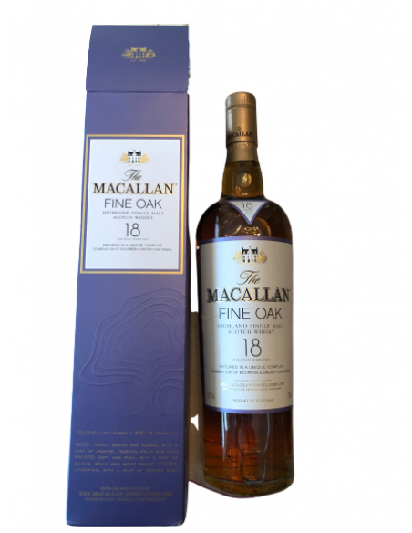 Macallan Highland Single Malt Scotch Whisky Fine Oak 18 years old 05