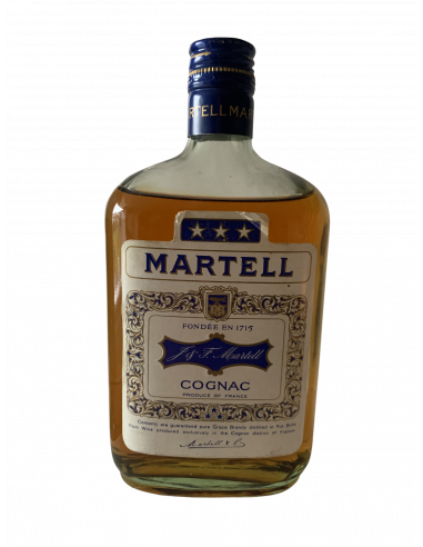 Martell 3 Star Flask Cognac 01