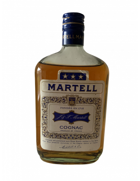 Martell 3 Star Flask Cognac 06