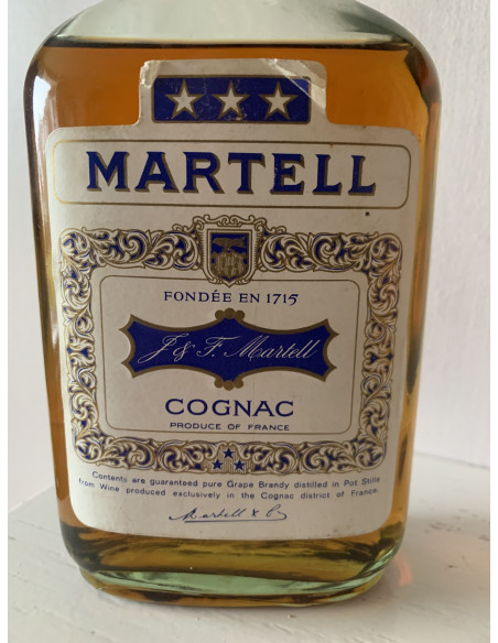 Martell 3 Star Flask Cognac 010