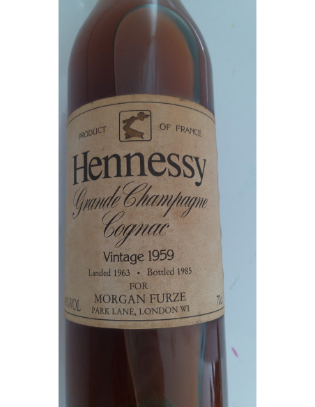 Hennessy Cognac Grande Champagne Vintage 1959 010
