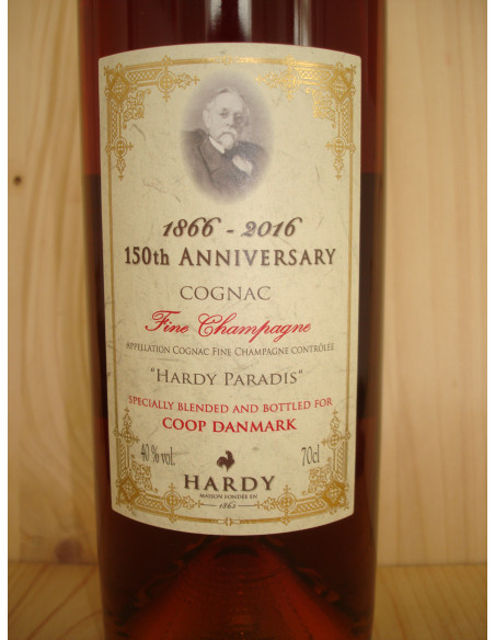 Hardy Paradis Fine Champagne Cognac 150th anniversary COOP Danmark 012