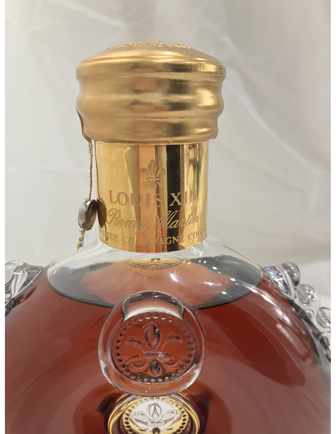 Remy Martin Louis XIII Cognac Baccarat Crystal Decanter Empty Bottle with  Box