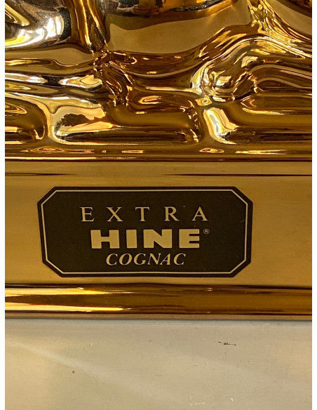 Hine Extra Cognac Stag Limoges Porcelain Decanter 011
