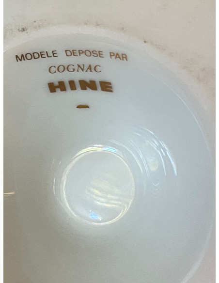 Hine Extra Cognac Stag Limoges Porcelain Decanter 012