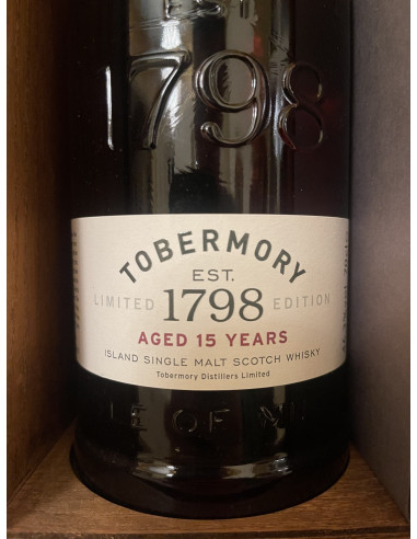 Single Malt Scotch TOBERMORY Limited Edition 1798 Aged 15 Years