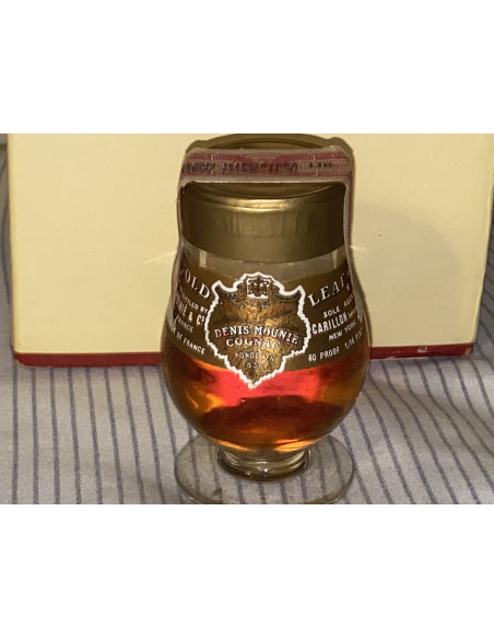 J. Denis-Henry Mounié Gold Leaf Miniature Glass Cognac Set 09