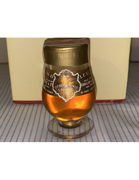 J. Denis-Henry Mounié Gold Leaf Miniature Glass Cognac Set 012