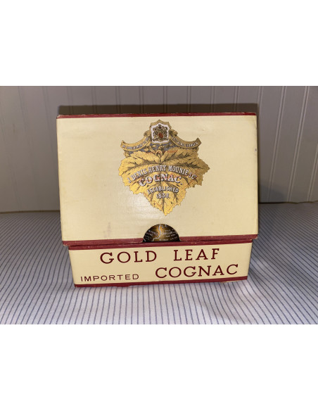J. Denis-Henry Mounié Gold Leaf Miniature Glass Cognac Set 013