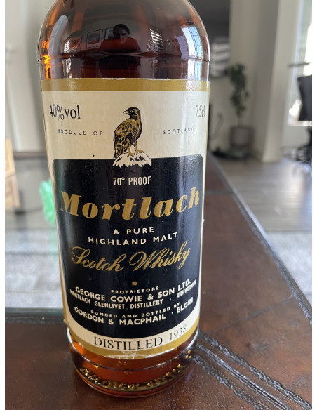 Mortlach Whisky 1938 Bot.1980s 011