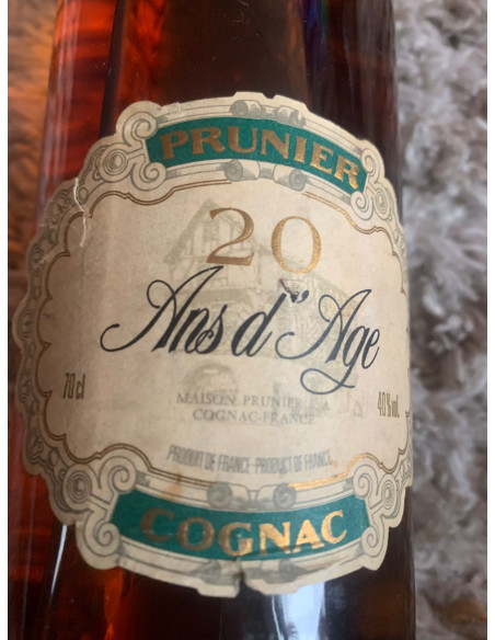 Prunier 20 Years Old XO Cognac 010