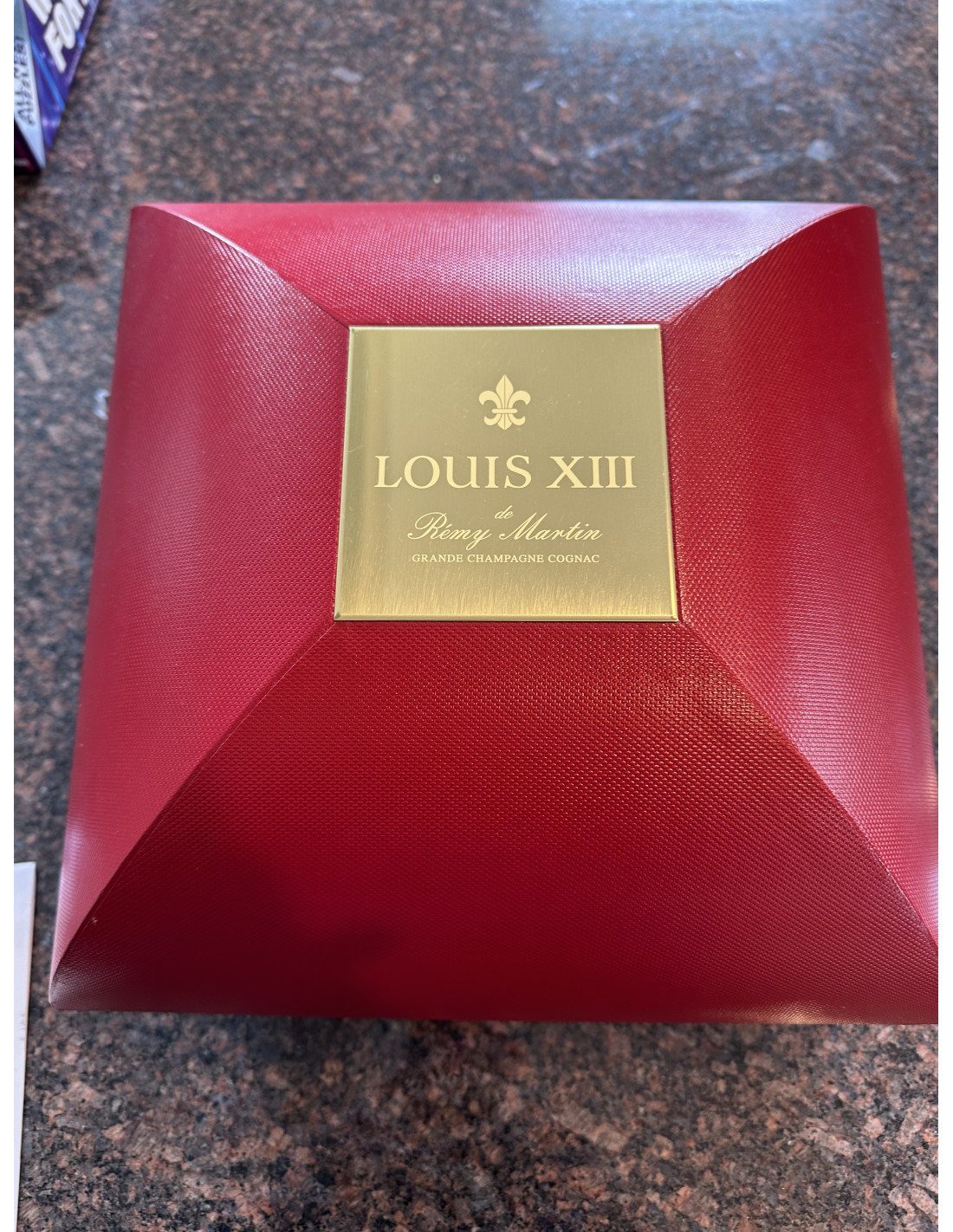 Louis XIII Cognac Red Clamshell Box