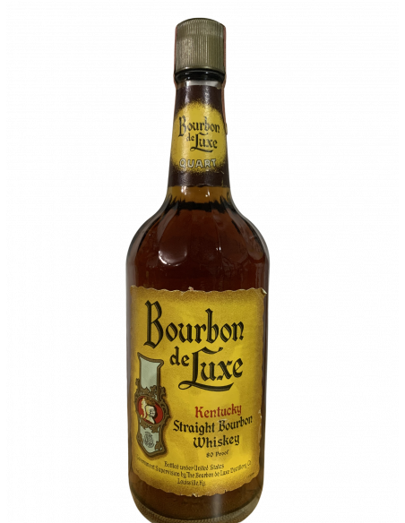 Kentucky Straight Bourbon Bourbon De Luxe 1970s 1 Quart 07