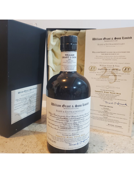 William Grant and Sons Limited Rare and Extraordinary 25 Years Old Whisky 011