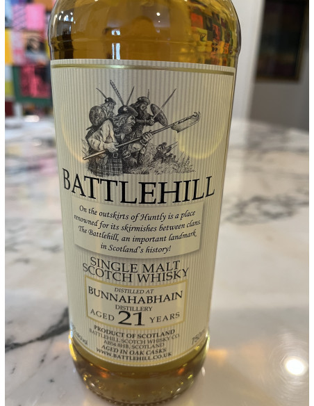 Battlehill Single Malt Scotch  Bunnahabhain 21 Year Old 010