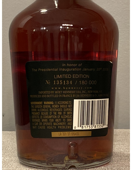 Hennessy Cognac VS Limited Edition in Honor of the 44th President 012