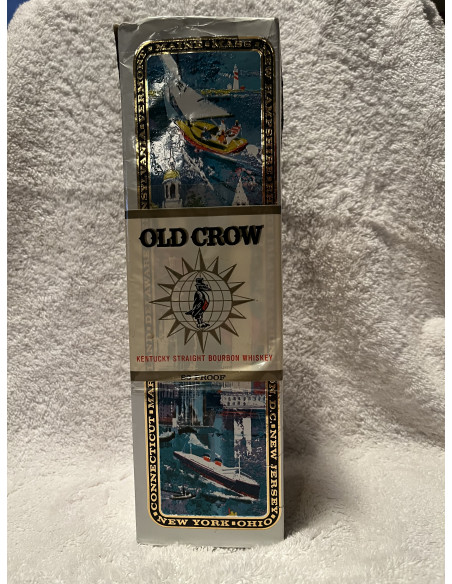 Old Crow Kentucky Straight Bourbon Whiskey (1970s) 012