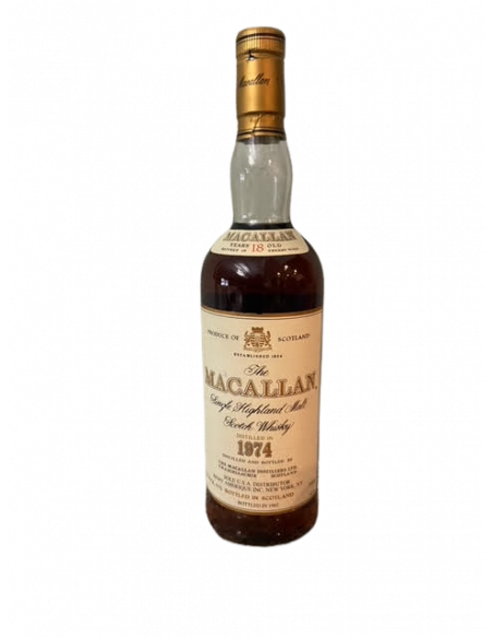 Macallan 18 Year Old Single Malt Scotch Whisky, Sherry Wood 1974 06