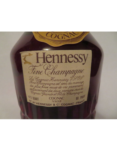 Hennessy Cognac V.S.O.P Cristal Decanter 012