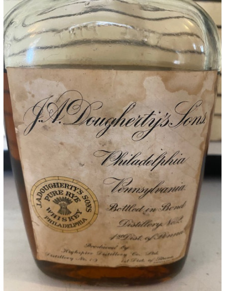 J.A. Dougherty's Sons 1916 Whisky (13 Year Old Prohibition Era Bottling) 011