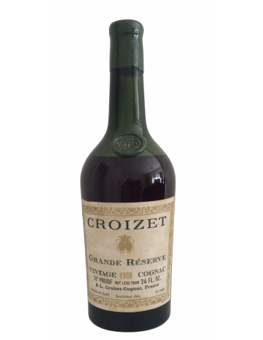 Croizet Cognac Grande Réserve Vintage 1928 01