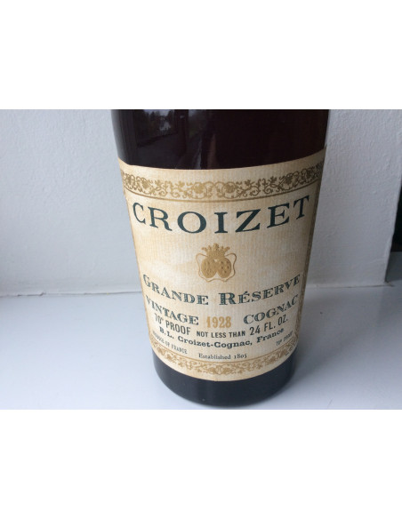 Croizet Cognac Grande Réserve Vintage 1928 012