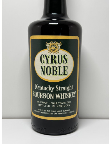 CYRUS NOBLE バーボンウイスキー　1968年 Kentucky Straight Bourbon Cyrus Noble | cabinet7