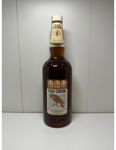 か*も様 ★ Old Crow Bourbon Whiskey 1 Quart Straight Bourbon Whisky Old Crow Quart | cabinet7