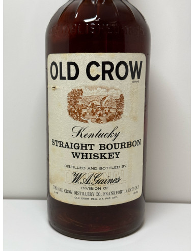 か*も様 ★ Old Crow Bourbon Whiskey 1 Quart Old Crow Bourbon