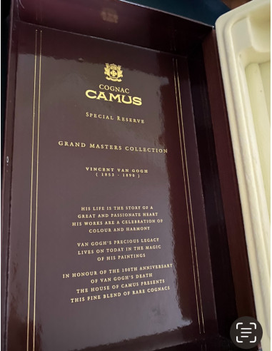 Camus Cognac Special Reserve Grand Masters Collection 