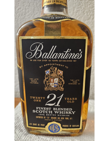 Ballantine's 21 Years Old Finest Blended Scotch 012