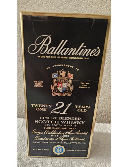 Ballantine's 21 Years Old Finest Blended Scotch 013
