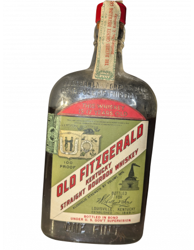 Heaven Hill Distilleries Old Fitzgerald 1916 Bottled in Bond 17 Year Old Pint Prohibition Era Bottling 01