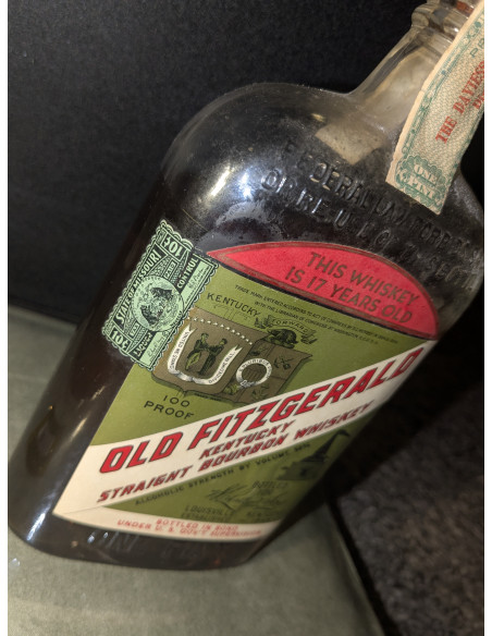 Heaven Hill Distilleries Old Fitzgerald 1916 Bottled in Bond 17 Year Old Pint Prohibition Era Bottling 013