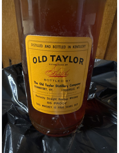 オールド テイラー 86 プルーフ　OLD TAYLOR 86 PROOF Sku's Recent Eats: Dusty Thursday: Old Taylor 86 (circa 1982)