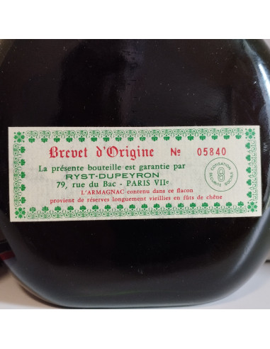 Ryst-Dupeyron Armagnac du Collectionneur 1968 | cabinet7