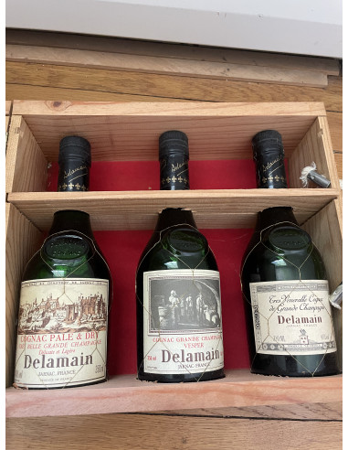 Delamain Cognac Set of 3 bottles tasting Très Vénérable, Vesper
