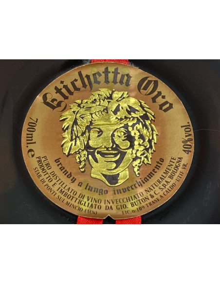Etichetta Oro Vecchia Romagna 7 years old Brandy (1987) 012