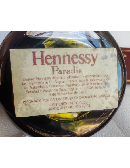 Hennessy Cognac Paradis Baccarat Decanter 200th Anniversary 1980s 013