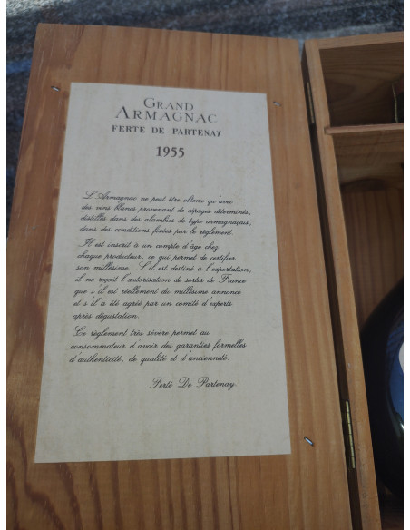 Ferte de Partenay 1955 Vintage Armagnac 014