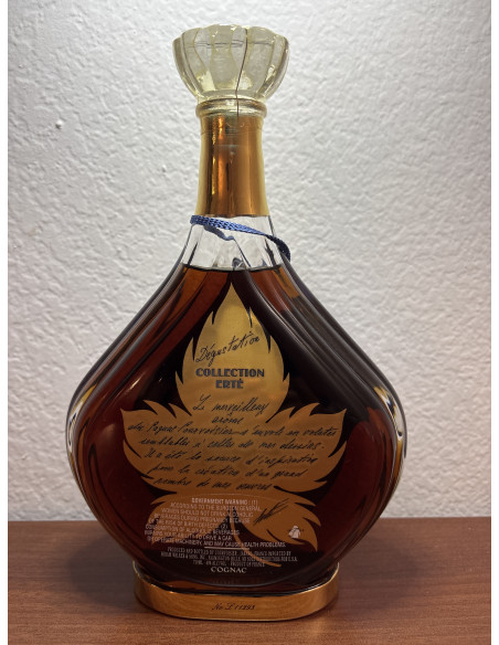 Courvoisier Cognac Collection Erté bottle n°5 \"Dégustation\" 010