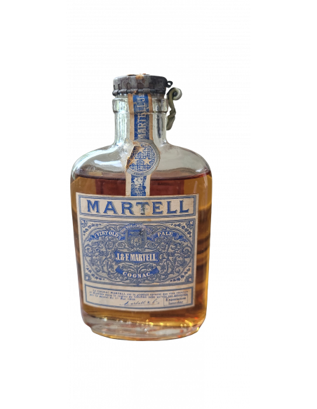 Martell Cognac Very Old Pale Flask 1950s 06