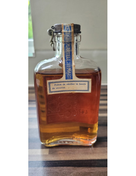 Martell Cognac Very Old Pale Flask 1950s 07