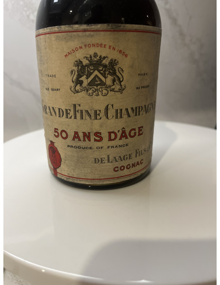 De Lange Fils DE LAAGE FILS & Cie GRANDE FINE CHAMPAGNE 50 Ans d'Age 011