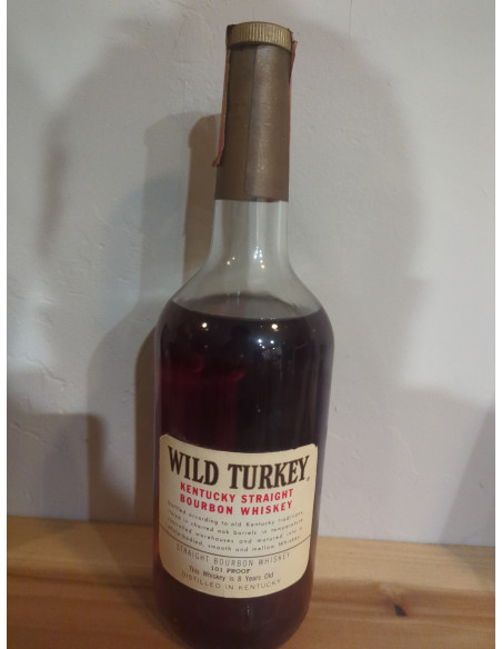 Wild Turkey Austin Nichols Kentucky Straight Bourbon Whiskey 101 Proof 8 Years Old 1980s 07