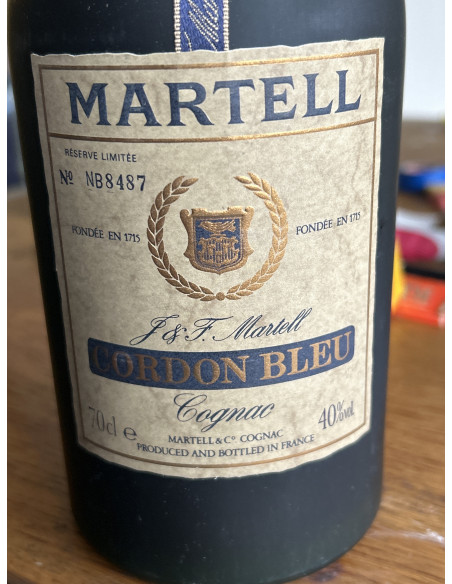 Martell Cognac Martell Cordon Bleu Cognac 70cl 1980s 011