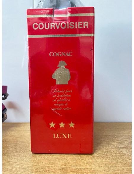 Courvoisier Luxe Napoleon Cognac 75cl 1980s with Mini-Cannon 08