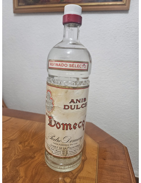 Anís Domecq  Anis Domecq Dulce Refinado Selecto 1.5L 1960s 012